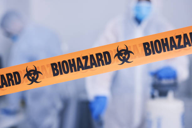 Professional Biohazard technician working in Premont, TX